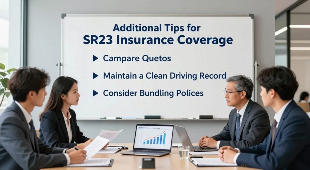 additional tips for sr22 insurance coverage