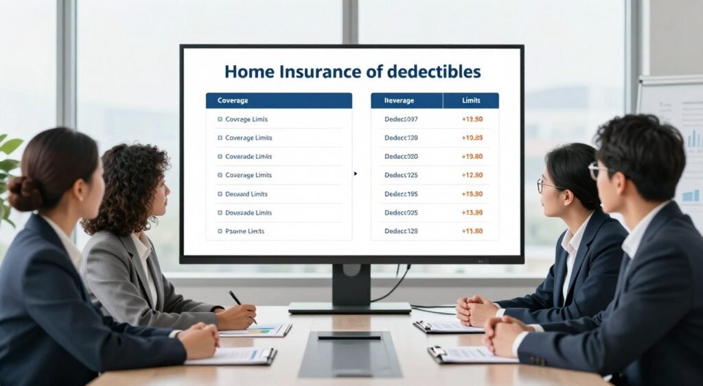 comparing coverage limits and deductibles
