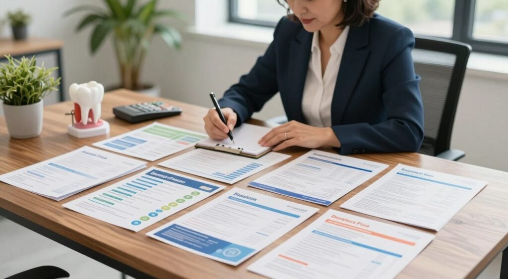 comparing dental plan options by budget
