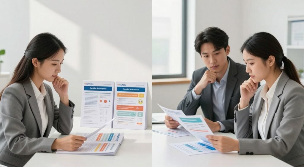 comparing health insurance plan options
