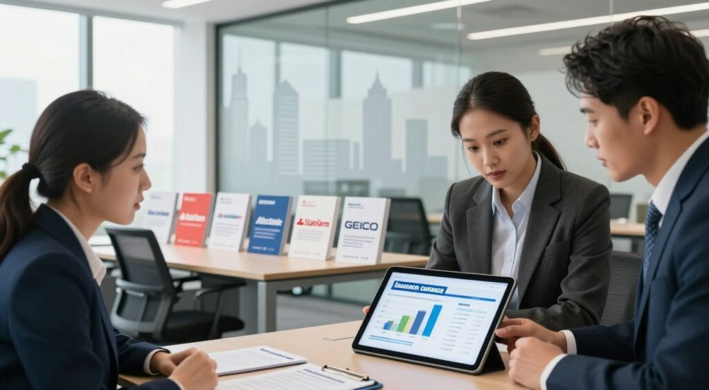 comparing major insurance carriers and agencies