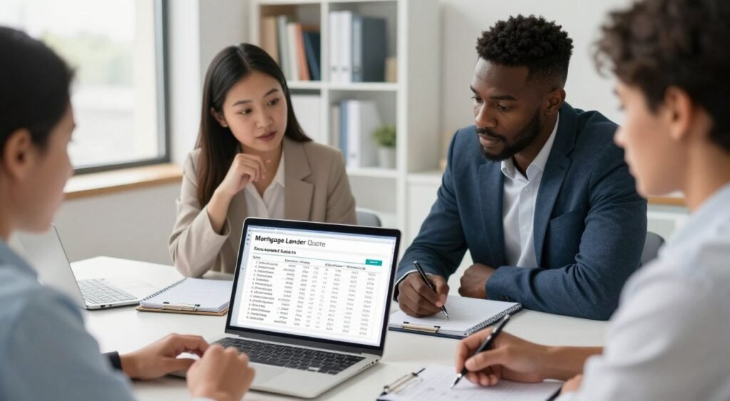 comparing mortgage lender quotes