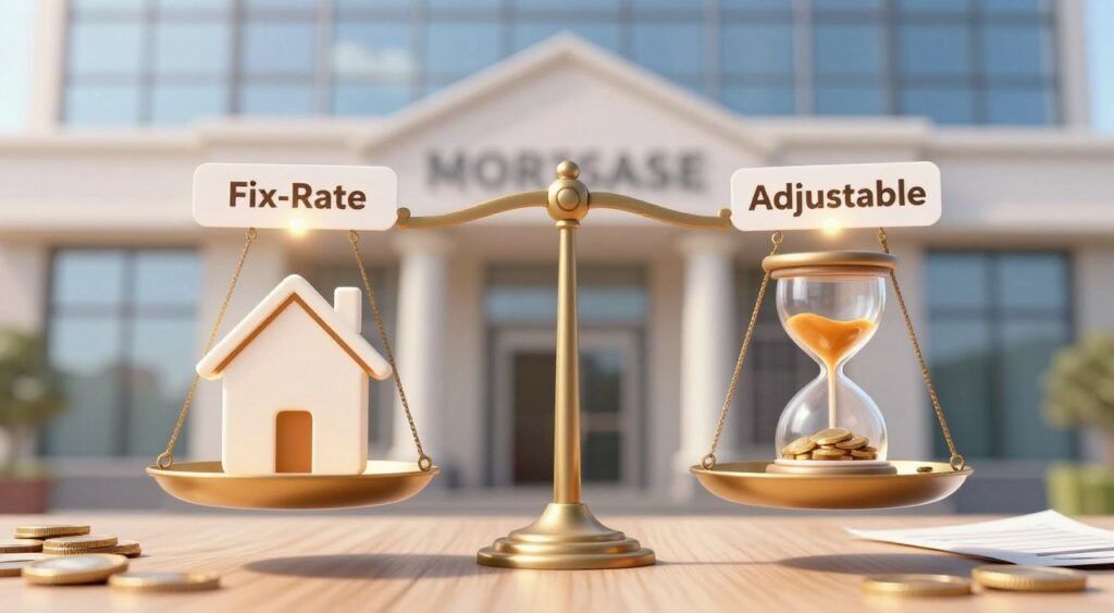 fixed-rate versus adjustable-rate mortgages