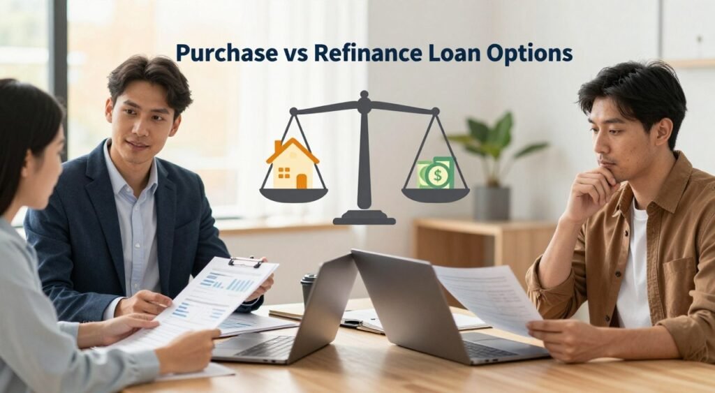 purchase vs refinance loan options