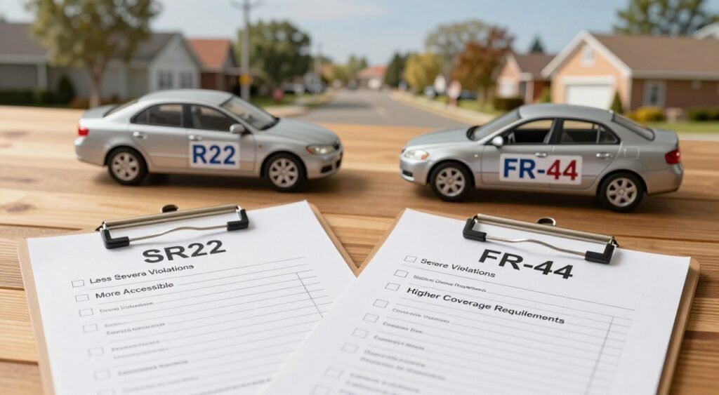 sr22 vs fr44 key differences